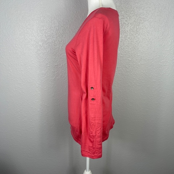Women's Gap Salmon long sleeve shirt Medium - Picture 4 of 7